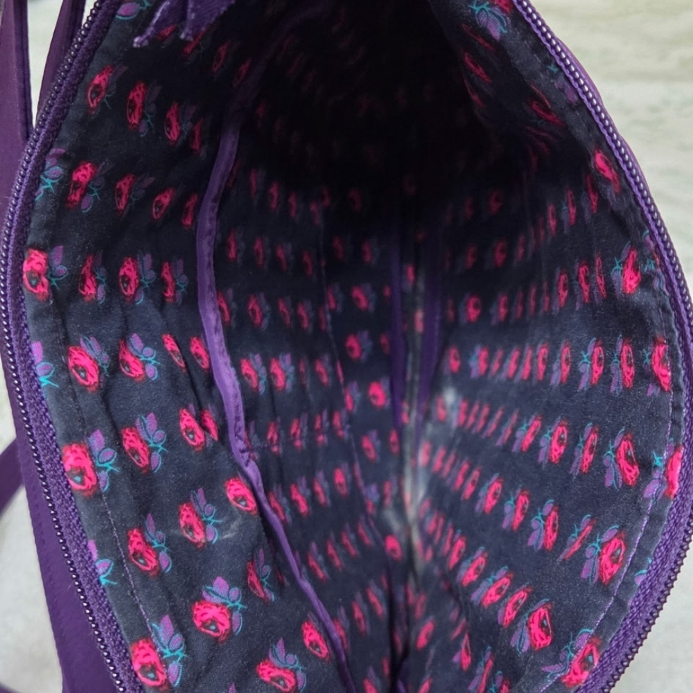 Vera Bradley Amethyst Quilted Crossbody Bag - Picture 4 of 4